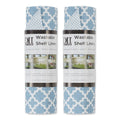 Grey Lattice Shelf Liner (Set of 2)