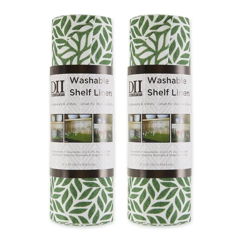 Grey Lattice Shelf Liner (Set of 2)