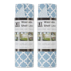 DII Grey Lattice Shelf Liner (Set of 2)