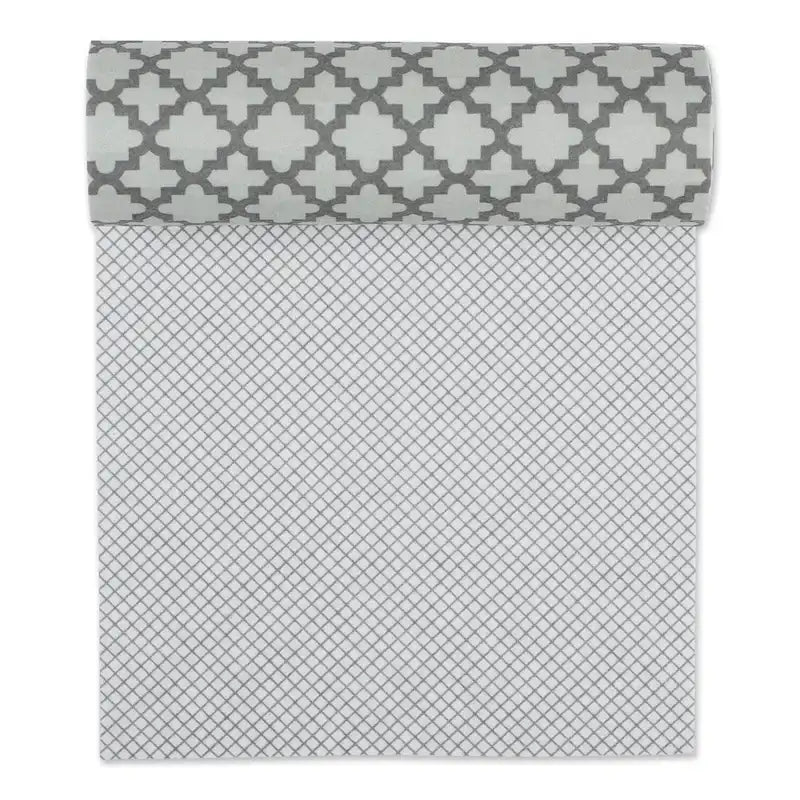 Grey Lattice Shelf Liner (Set of 2)
