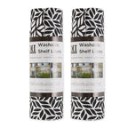 Grey Lattice Shelf Liner (Set of 2)