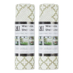Grey Lattice Shelf Liner (Set of 2)
