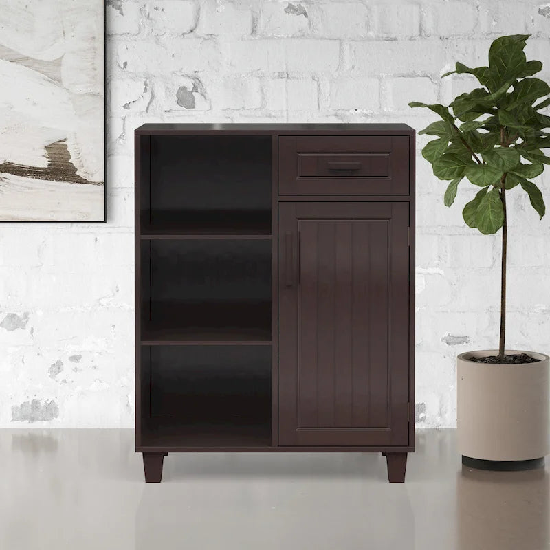Mixed Storage Freestanding Floor Cabinet