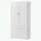 Bathroom Storage Cabinet with Two Doors Two Drawers