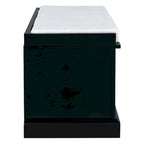 Storage Bench with 2 Drawers and 2 Cabinets