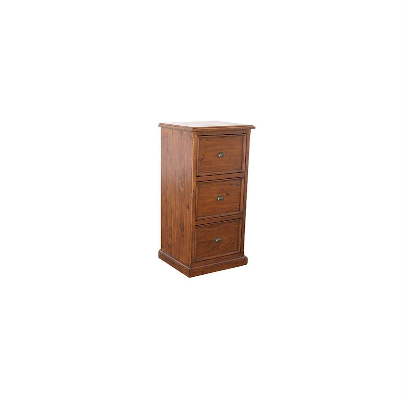 Dexter 23 Wide 3-Drawer Reclaimed Pine File Cabinet