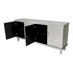 70.07Large Size 4-Door Cabinet, Same as Living Room, Kitchen, Bedroom, Hallway (Champagne)
