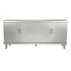 70.07Large Size 4-Door Cabinet, Same as Living Room, Kitchen, Bedroom, Hallway (Champagne)