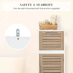 Stockholm Linen Storage Cabinet Vented Door and Drawer
