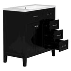 Bathroom Cabinet with Drawers and Sink Combo