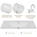 Bathroom Cabinet with Drawers and Sink Combo