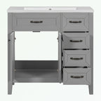 Bathroom Cabinet with Drawers and Sink Combo