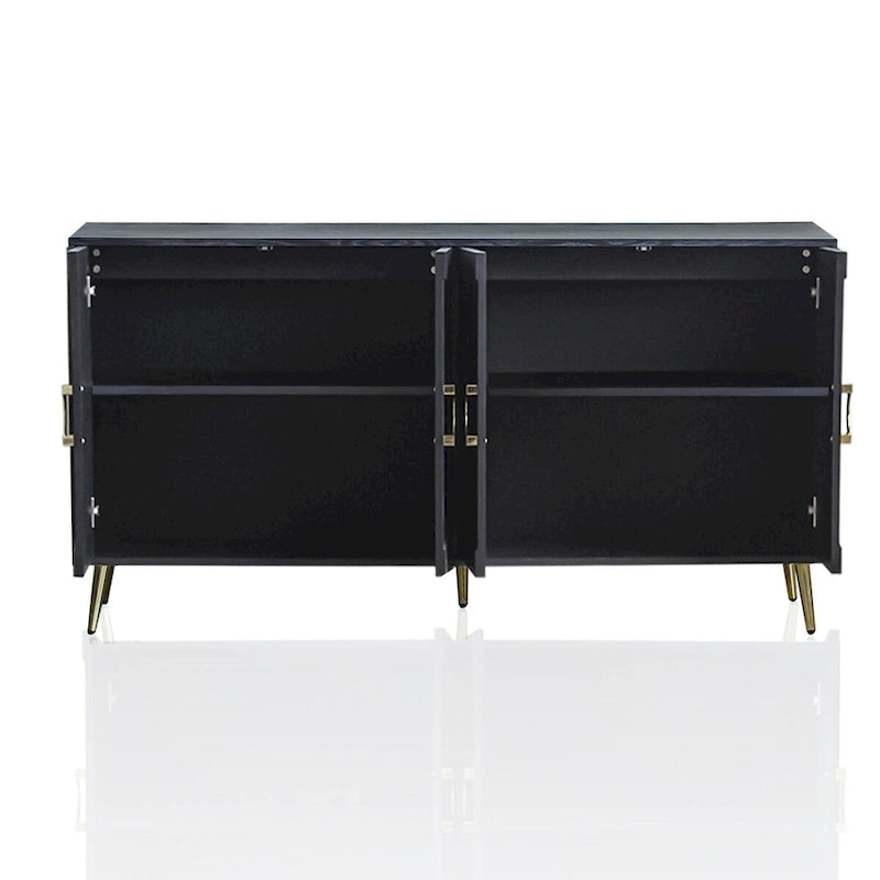 59.84W 4 Door Wooden Cabinet Sideboard Buffet