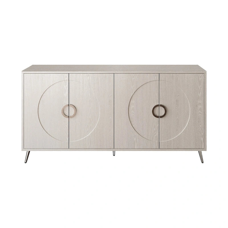 59.84W 4 Door Wooden Cabinet Sideboard Buffet