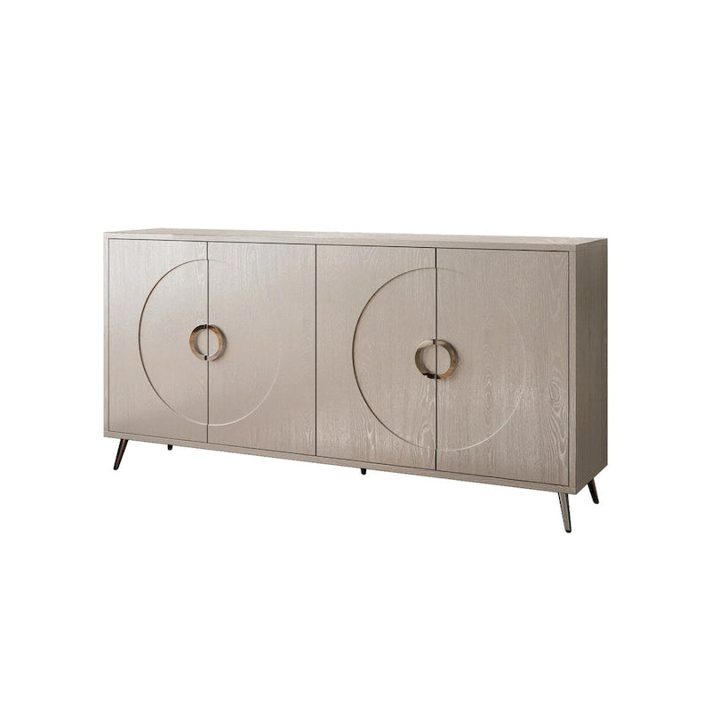 59.84W 4 Door Wooden Cabinet Sideboard Buffet
